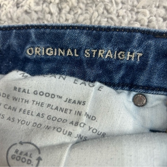 American Eagle Jeans Mens 30 x 34 Airflex Original Straight Regular Wash Classic - Picture 3 of 6